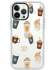 Pumpkin Spice Latte Collage iPhone Case