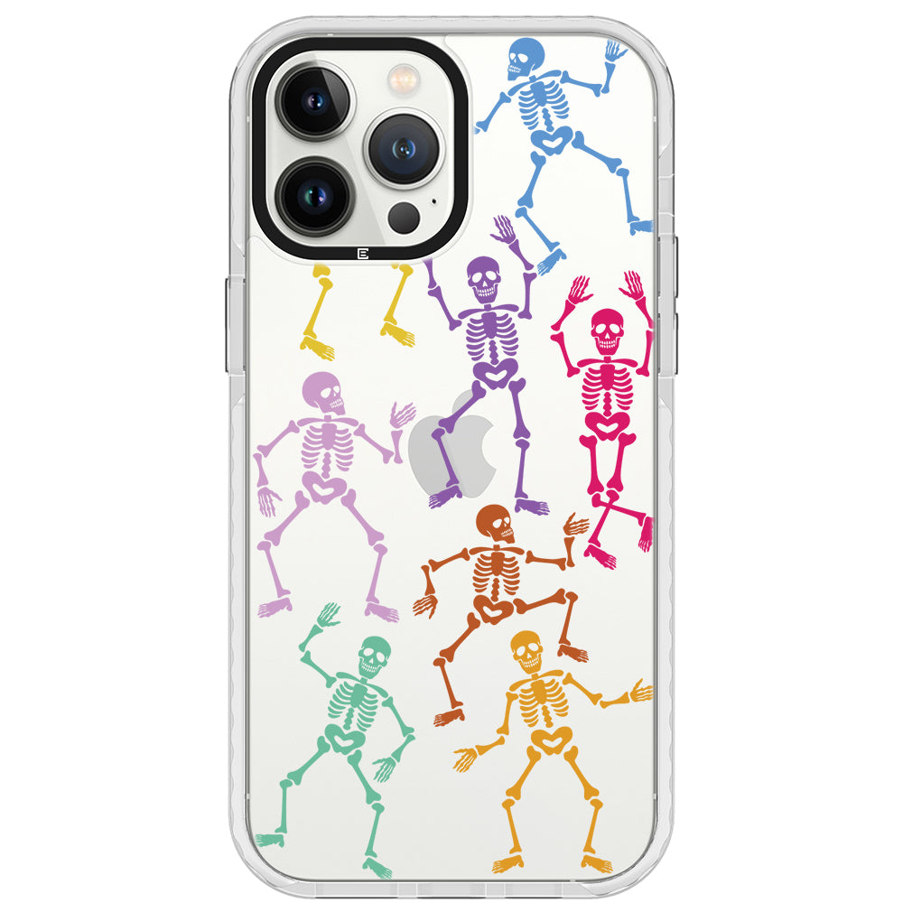 Dancing Skeleton Impact iPhone Case