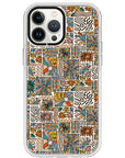 Spring Groovy Pattern Impact iPhone Case