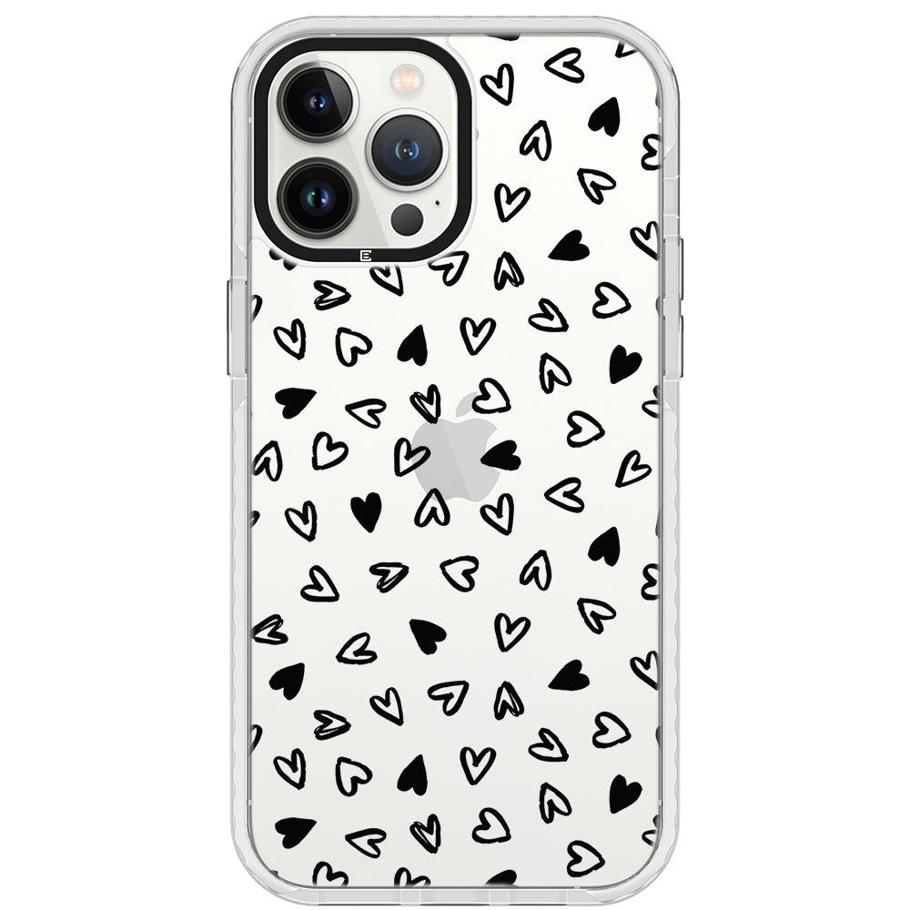 Little Hearts Impact iPhone Case