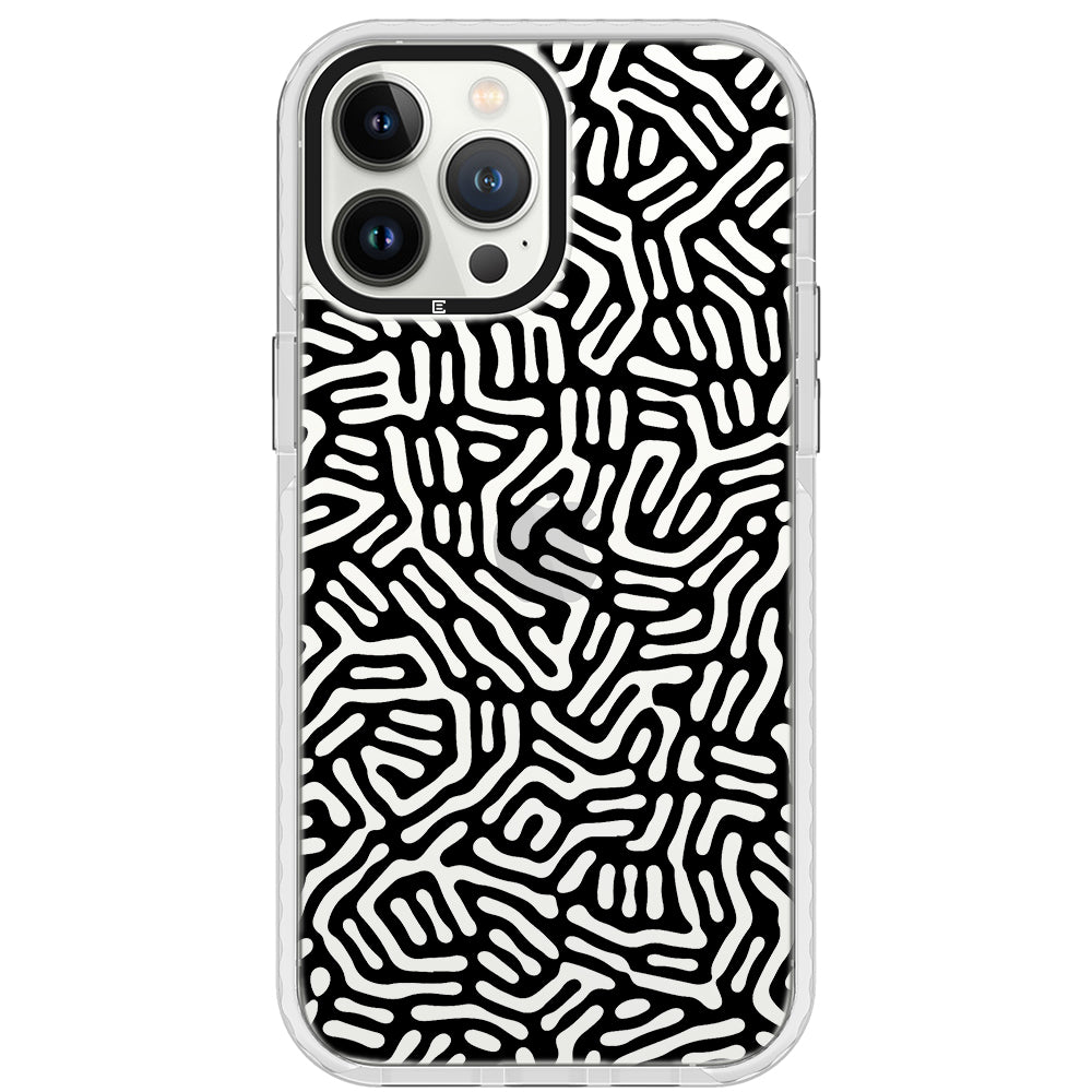 Abstract Doodle iPhone Case