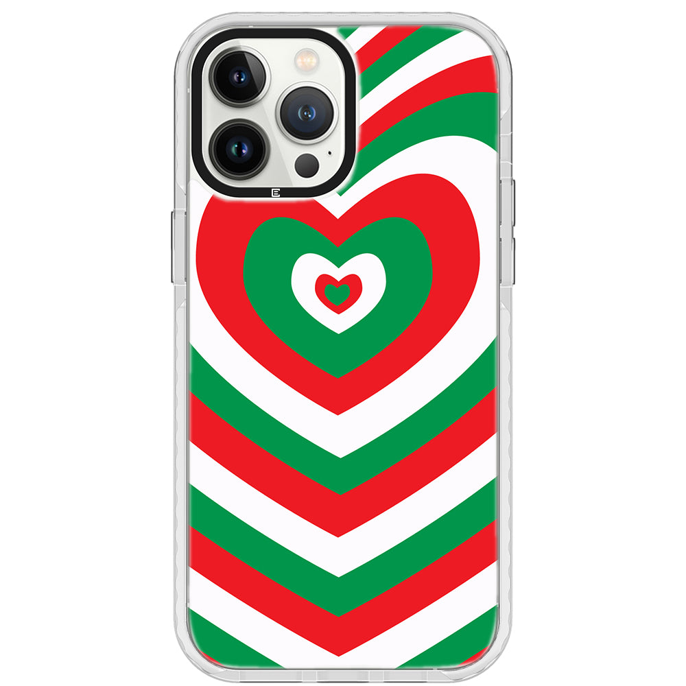 Candy Cane Impact iPhone Case