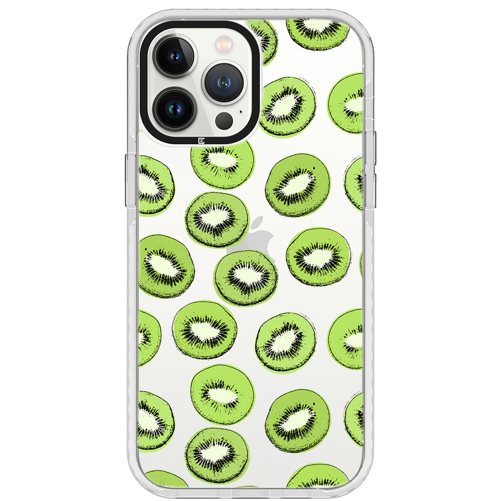 Kiwi Slices Impact iPhone Case