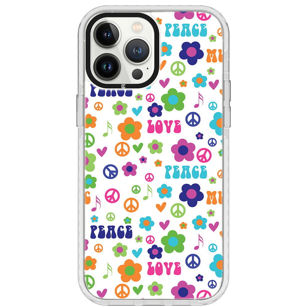 Love and Peace Impact iPhone Case