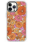 Retro Flowers Impact iPhone Case