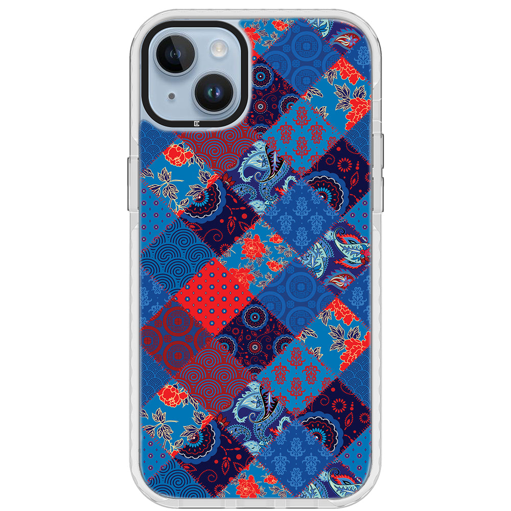 Paisley Patch Impact iPhone Case