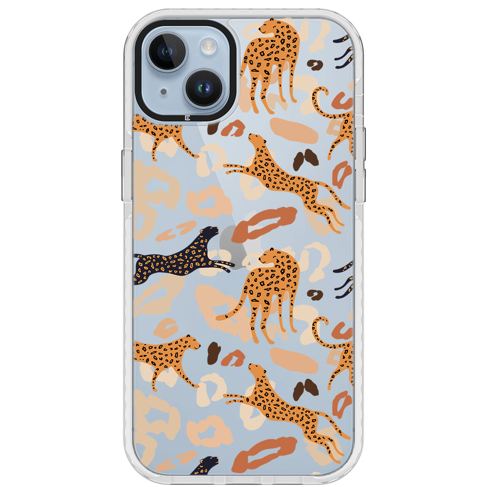 Abstract Leopard Impact iPhone Case