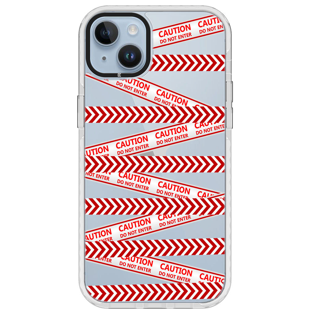 Caution Impact iPhone Case