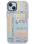 Coffee Names Impact iPhone Case