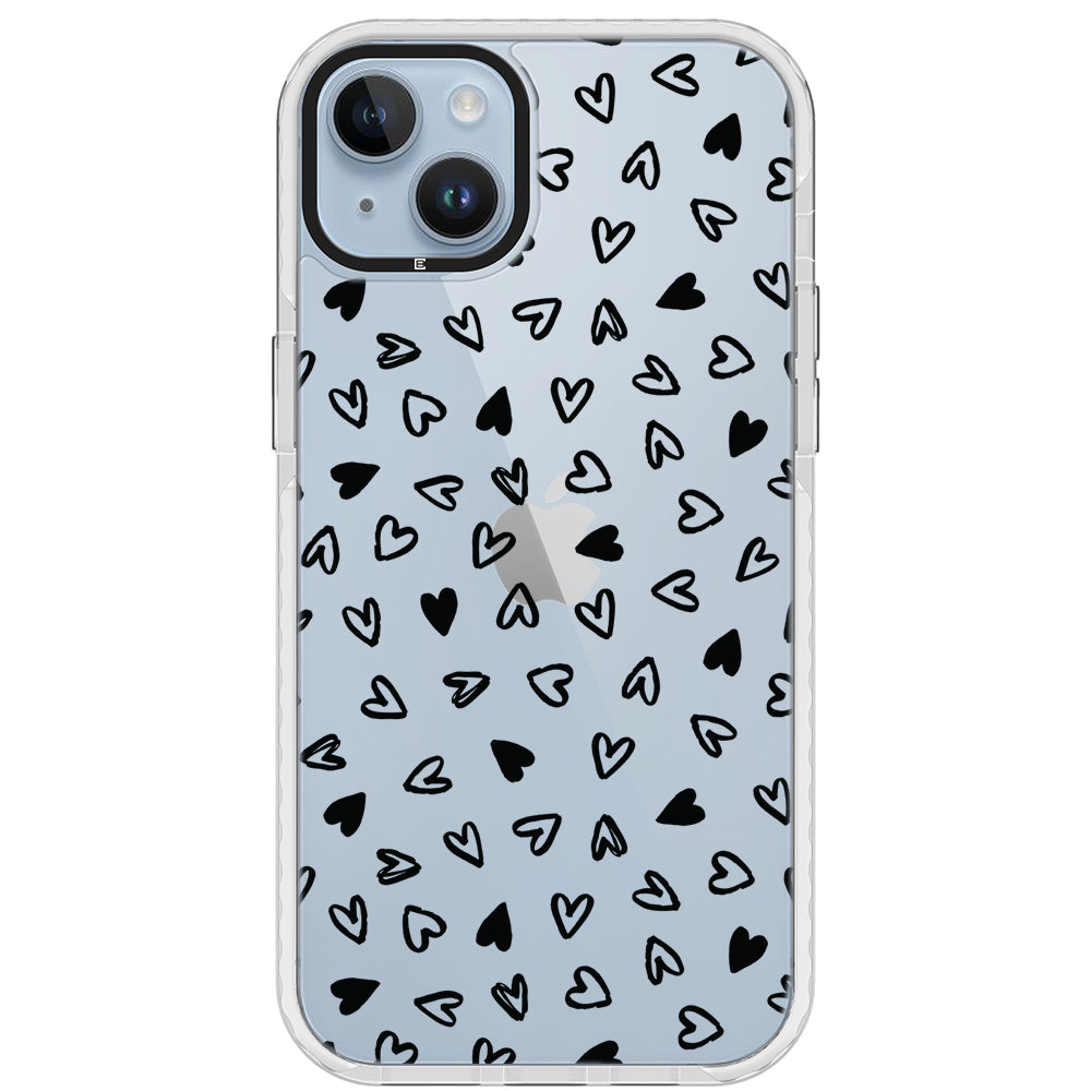 Little Hearts Impact iPhone Case