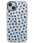 Little Hearts Impact iPhone Case