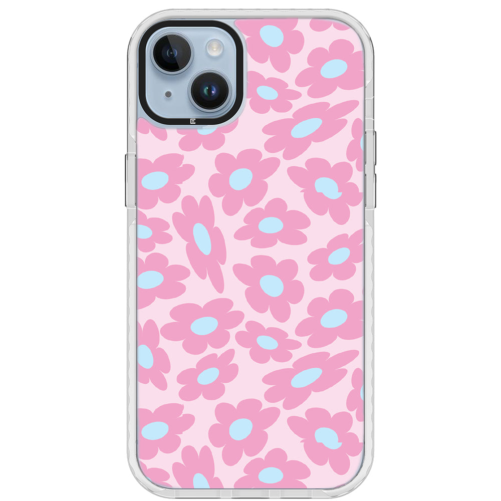 Pastel Warped Flower iPhone Case