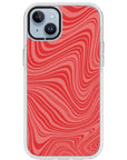 Psychedelic  Red Swirl iPhone Case