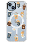 Pumpkin Spice Latte Collage iPhone Case