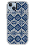 Ugly Sweater Blue White Impact iPhone Case