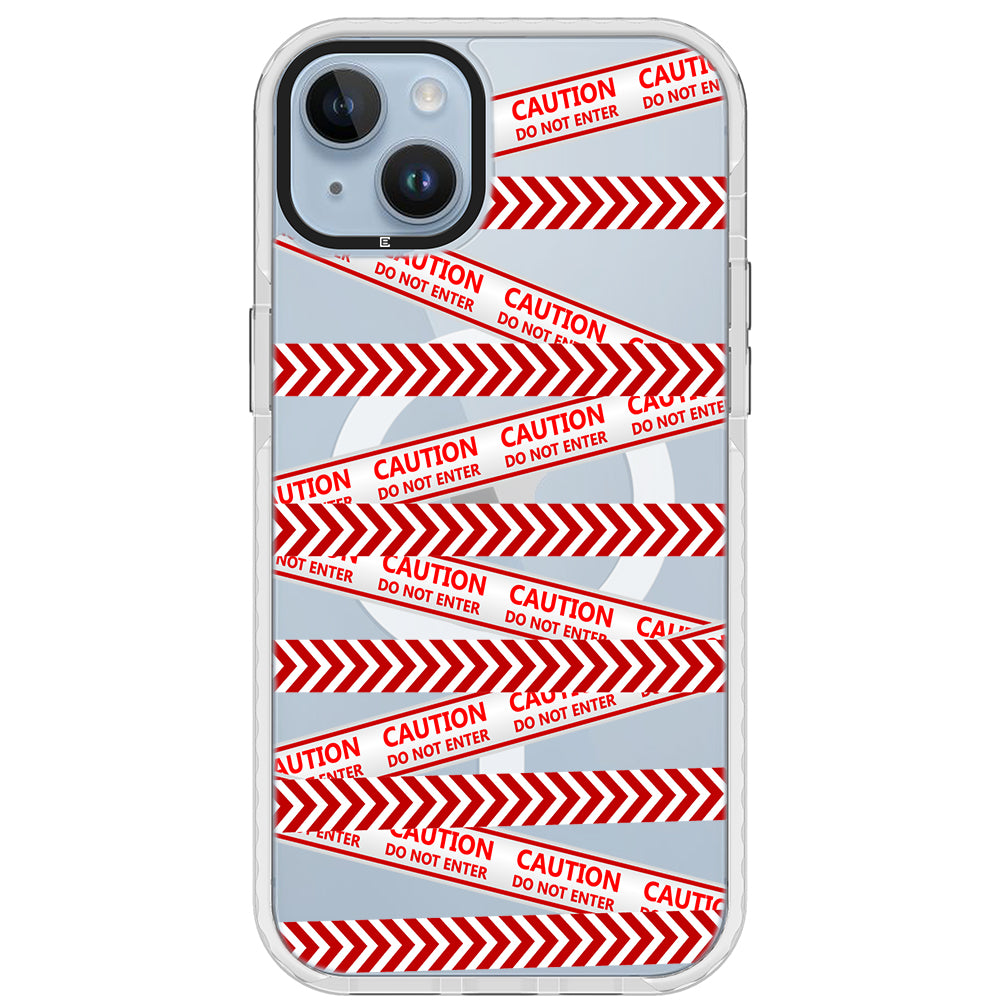 Caution Impact iPhone Case