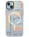 Coffee Names Impact iPhone Case