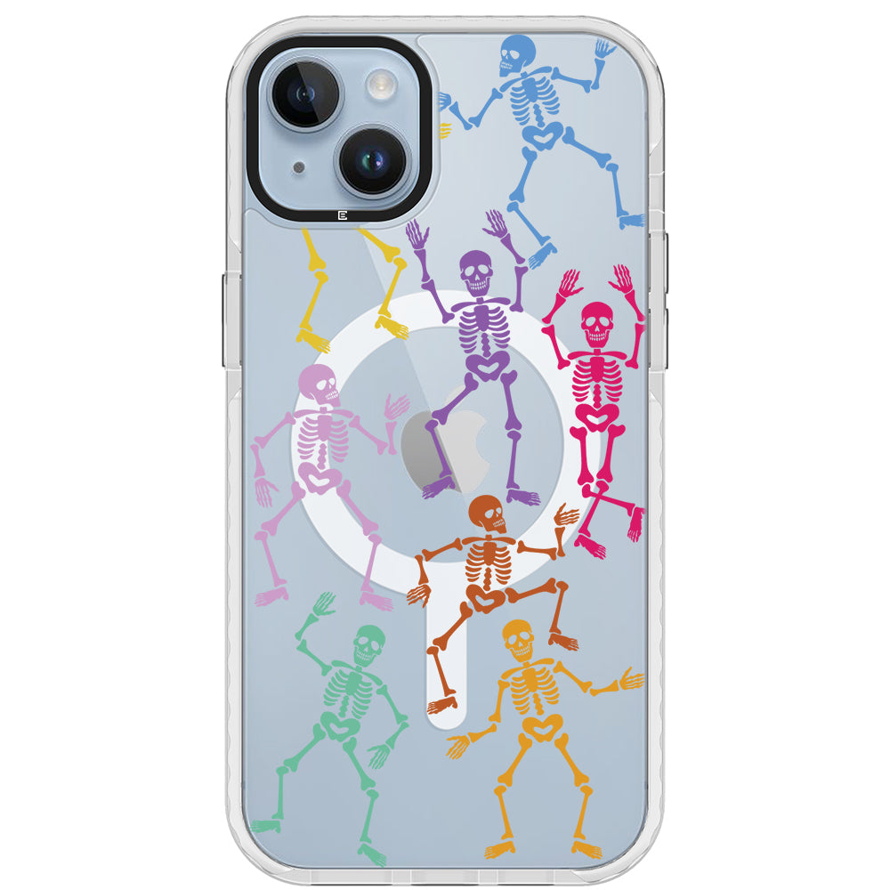 Dancing Skeleton Impact iPhone Case