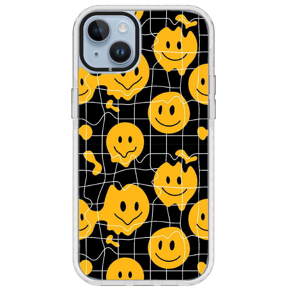 Grid Smiley  Impact iPhone Case