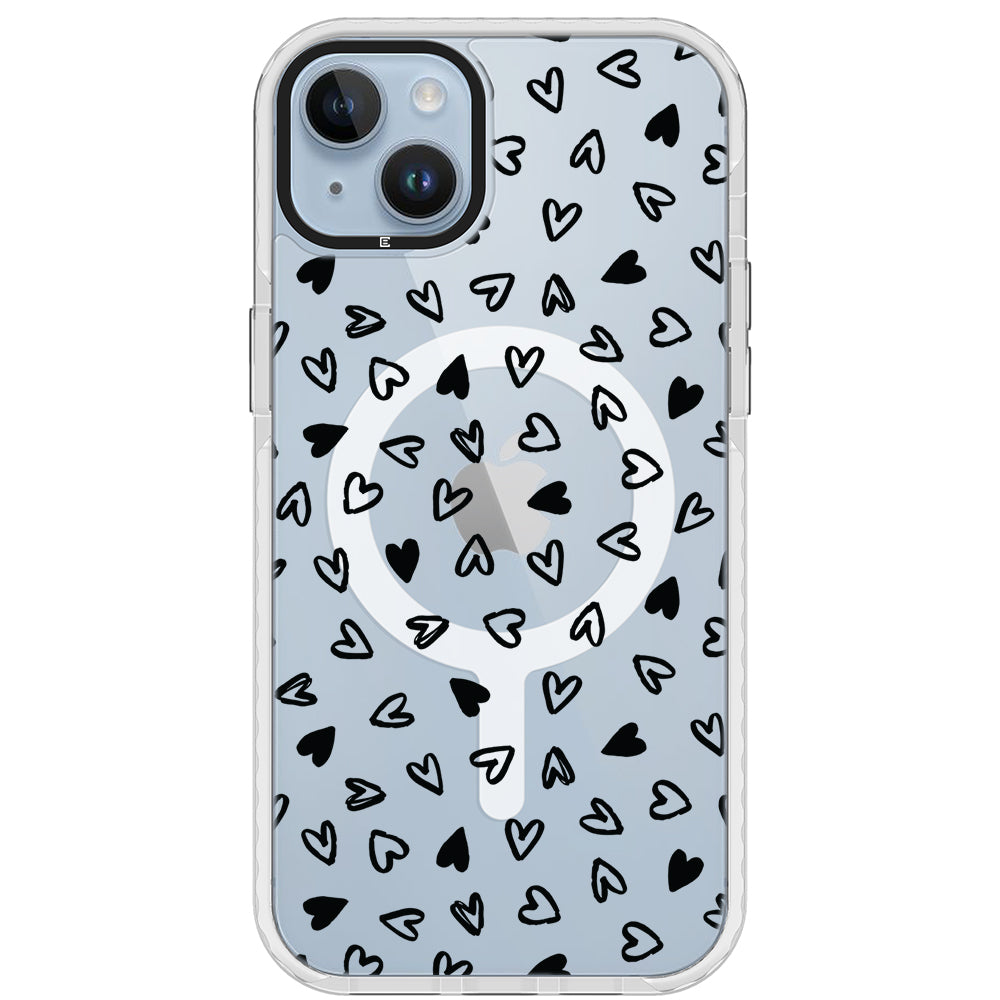 Little Hearts Impact iPhone Case