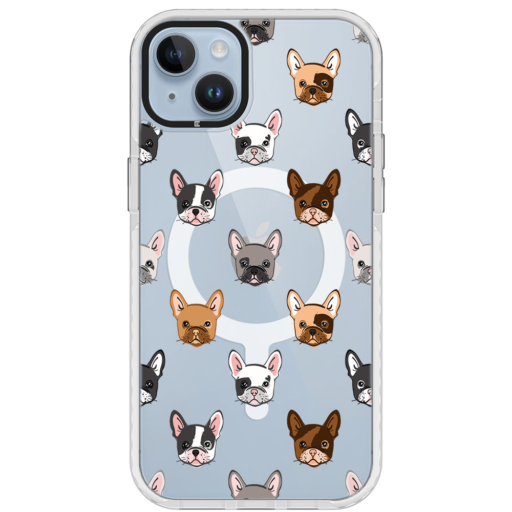 Frenchie Faces Impact iPhone Case