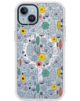 Minimal Scandinavian Flowers Impact iPhone Case