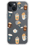 Pumpkin Spice Latte Collage iPhone Case