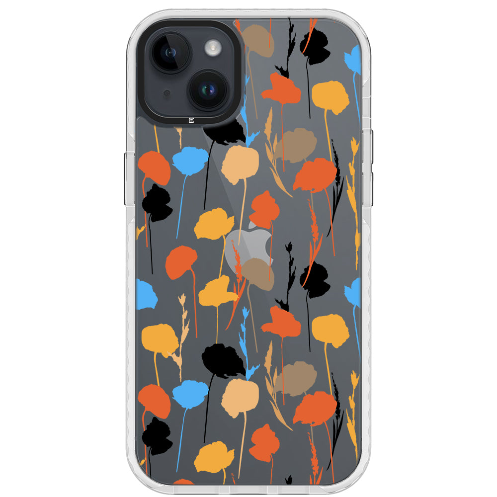 Abstract Fall Flowers Impact iPhone Case