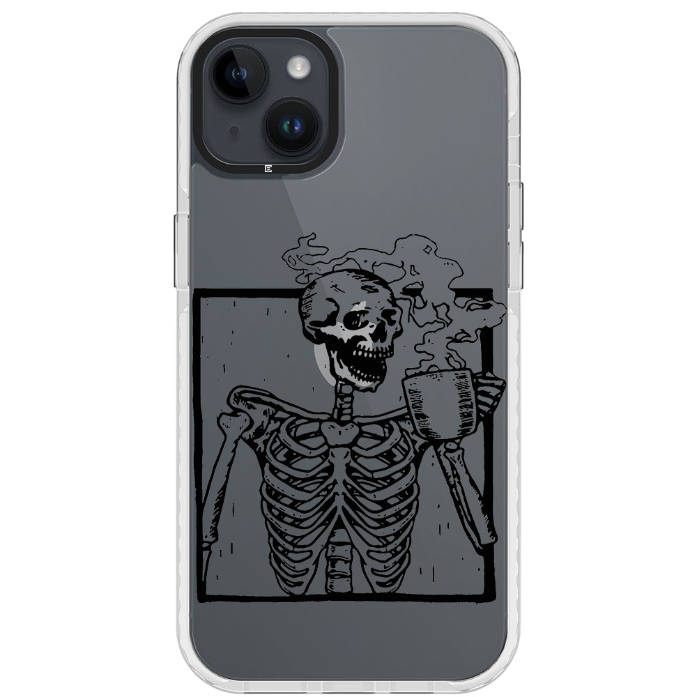 Coffee Skeleton Impact iPhone Case