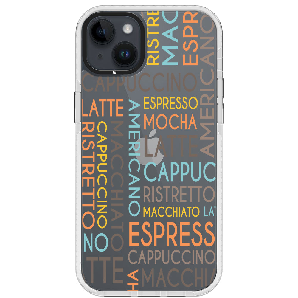 Coffee Names Impact iPhone Case