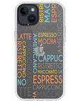 Coffee Names Impact iPhone Case