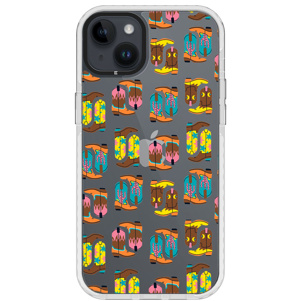 Cowboy Boots Collage iPhone Case