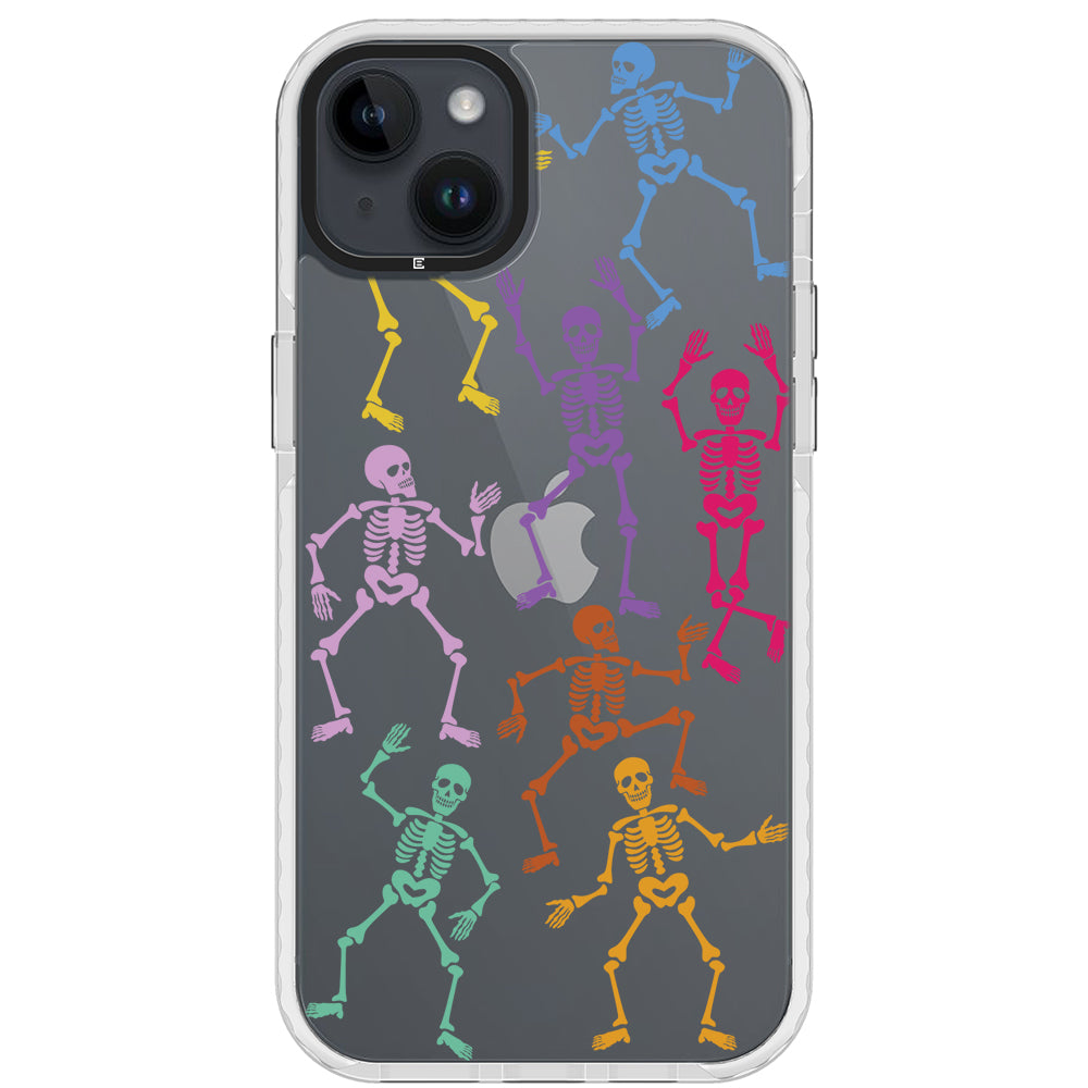 Dancing Skeleton Impact iPhone Case