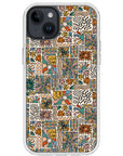 Spring Groovy Pattern Impact iPhone Case