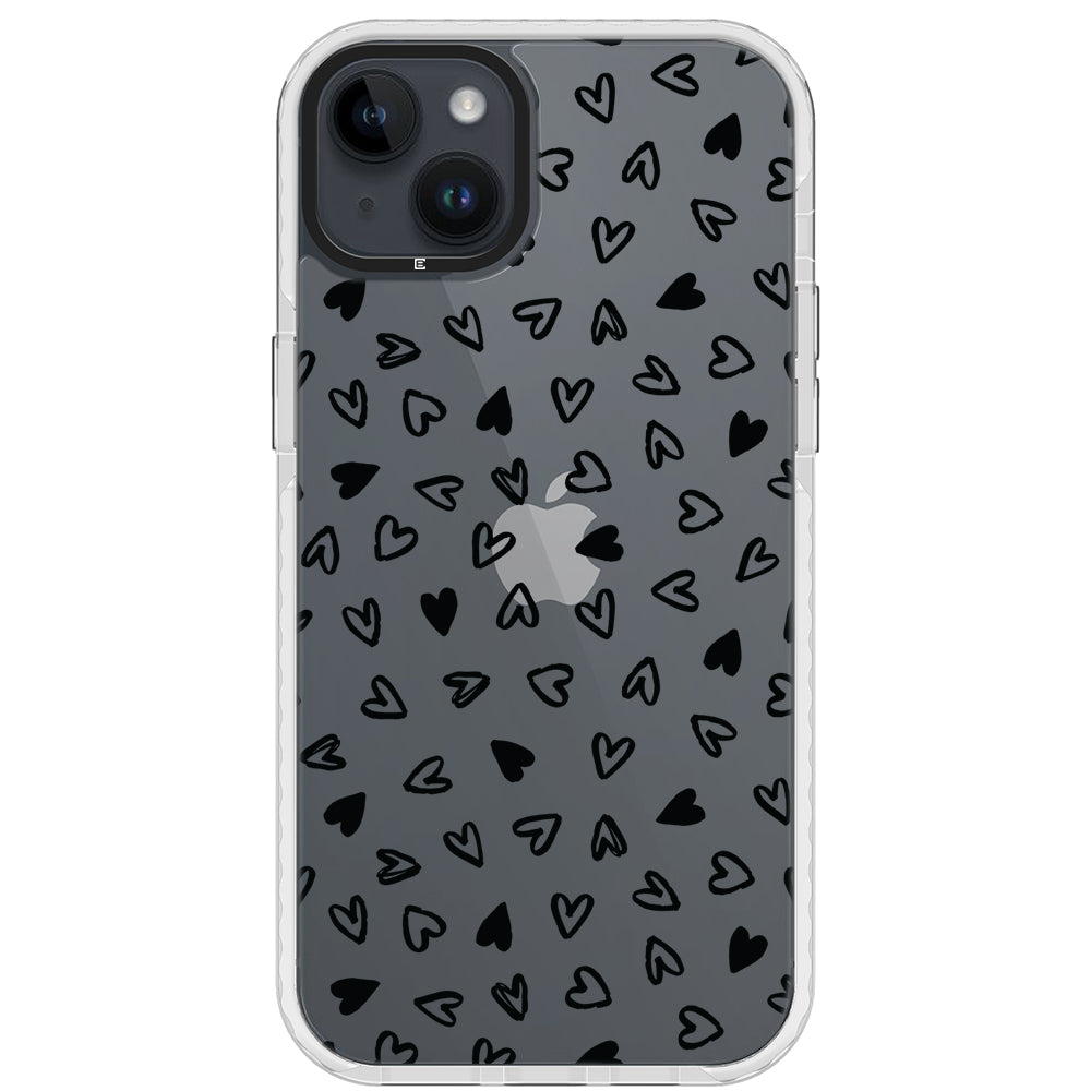 Little Hearts Impact iPhone Case