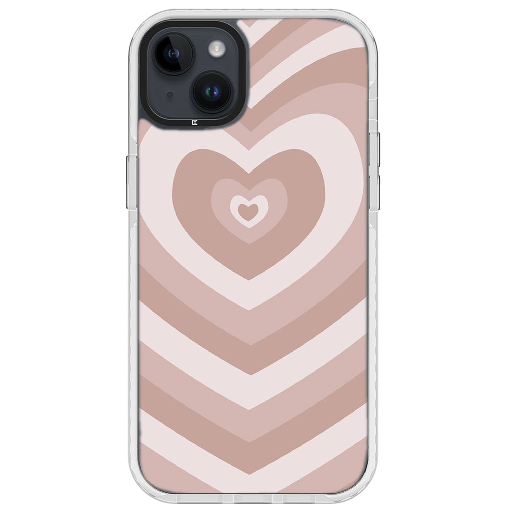 Nude Heart Impact iPhone Case