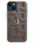 Baby Dachshund Collage Impact iPhone Case