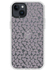 Gray Cow Print Phone Case