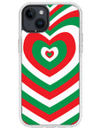 Candy Cane Impact iPhone Case