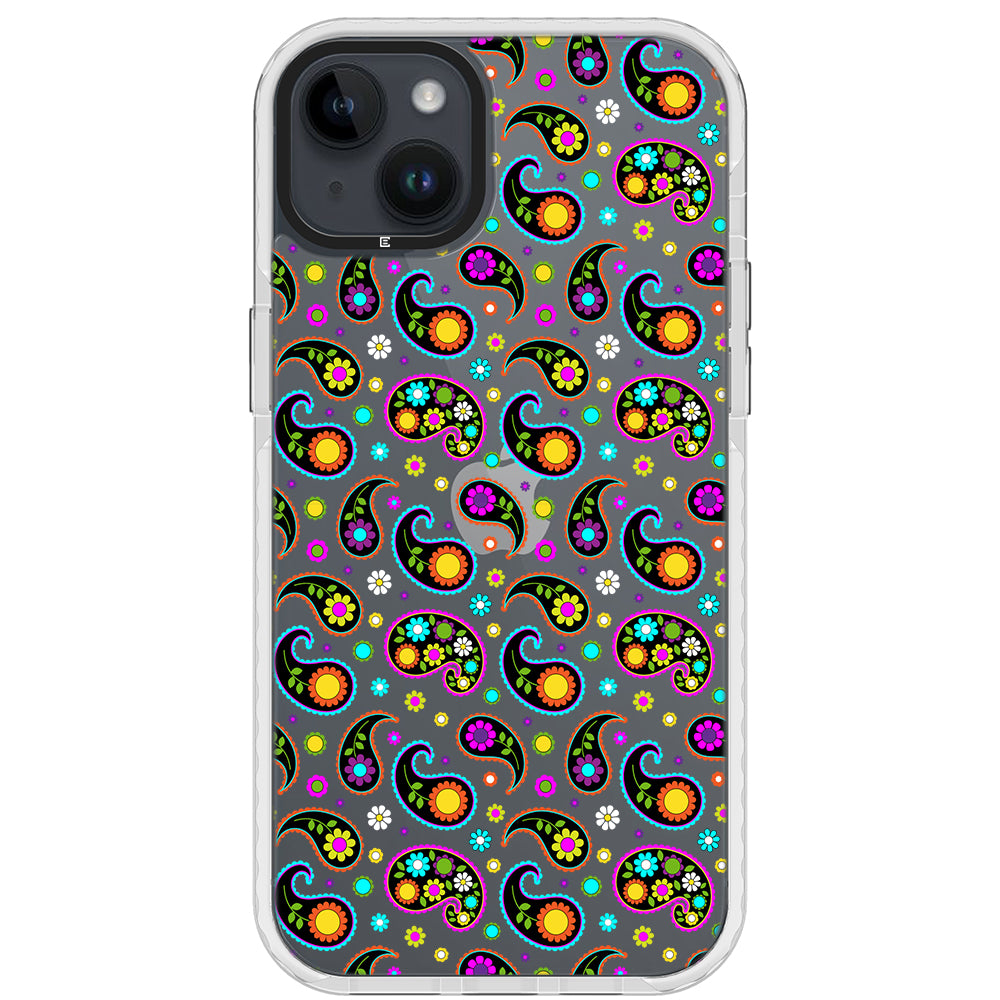 Colorful Paisley Impact iPhone Case