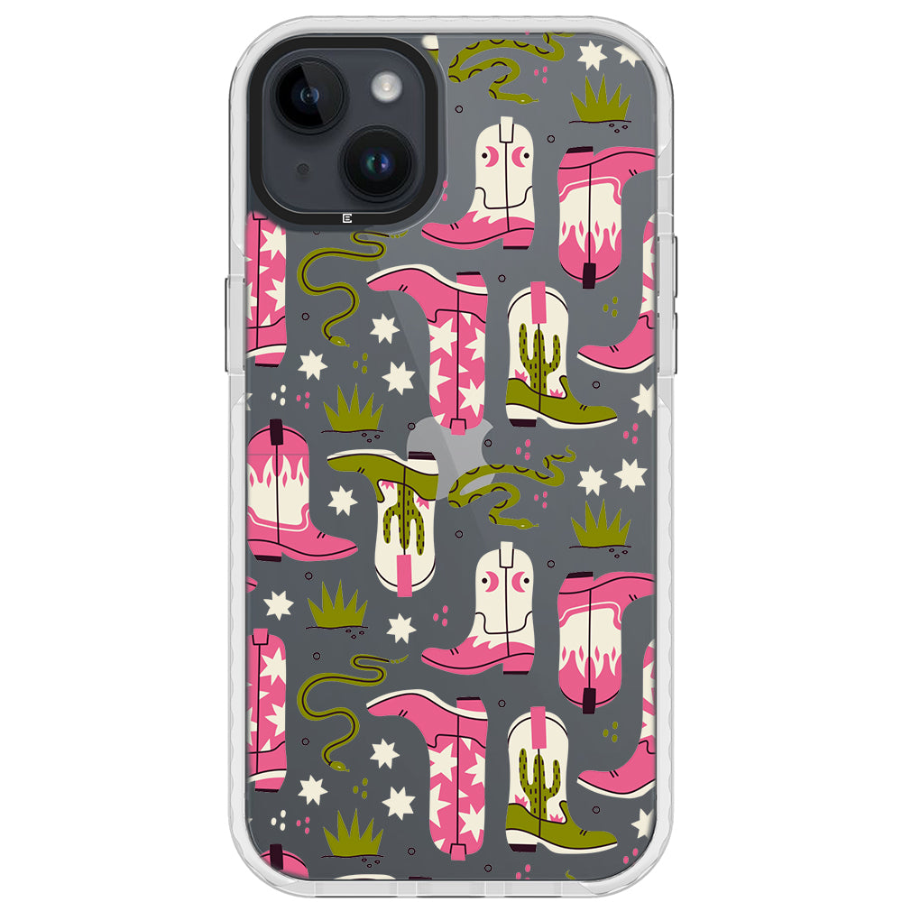 Pink Cowboy Boots Phone Case