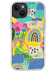 Rainbow Patches Impact iPhone Case