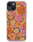 Retro Flowers Impact iPhone Case