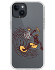 Surfing Skeleton Impact iPhone Case