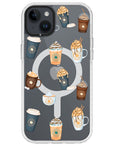 Pumpkin Spice Latte Collage iPhone Case