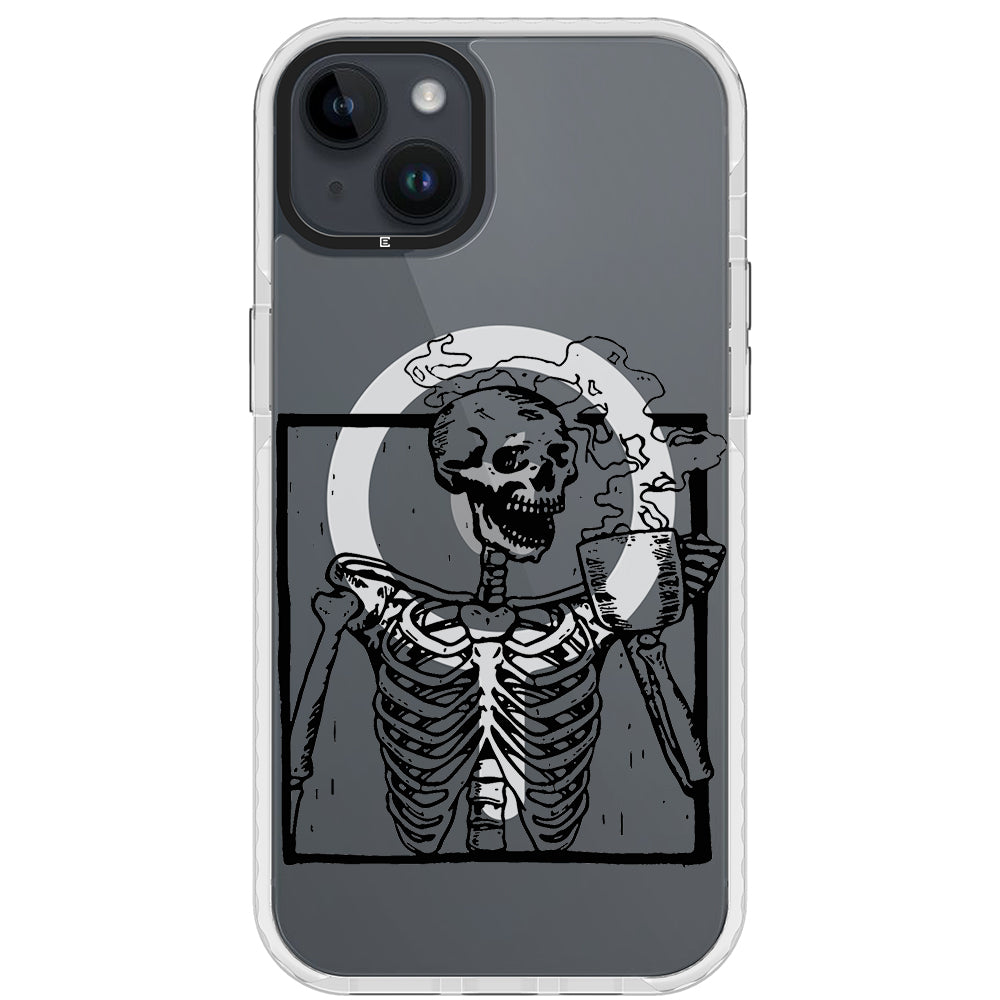 Coffee Skeleton Impact iPhone Case