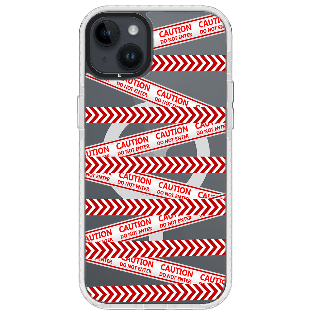 Caution Impact iPhone Case