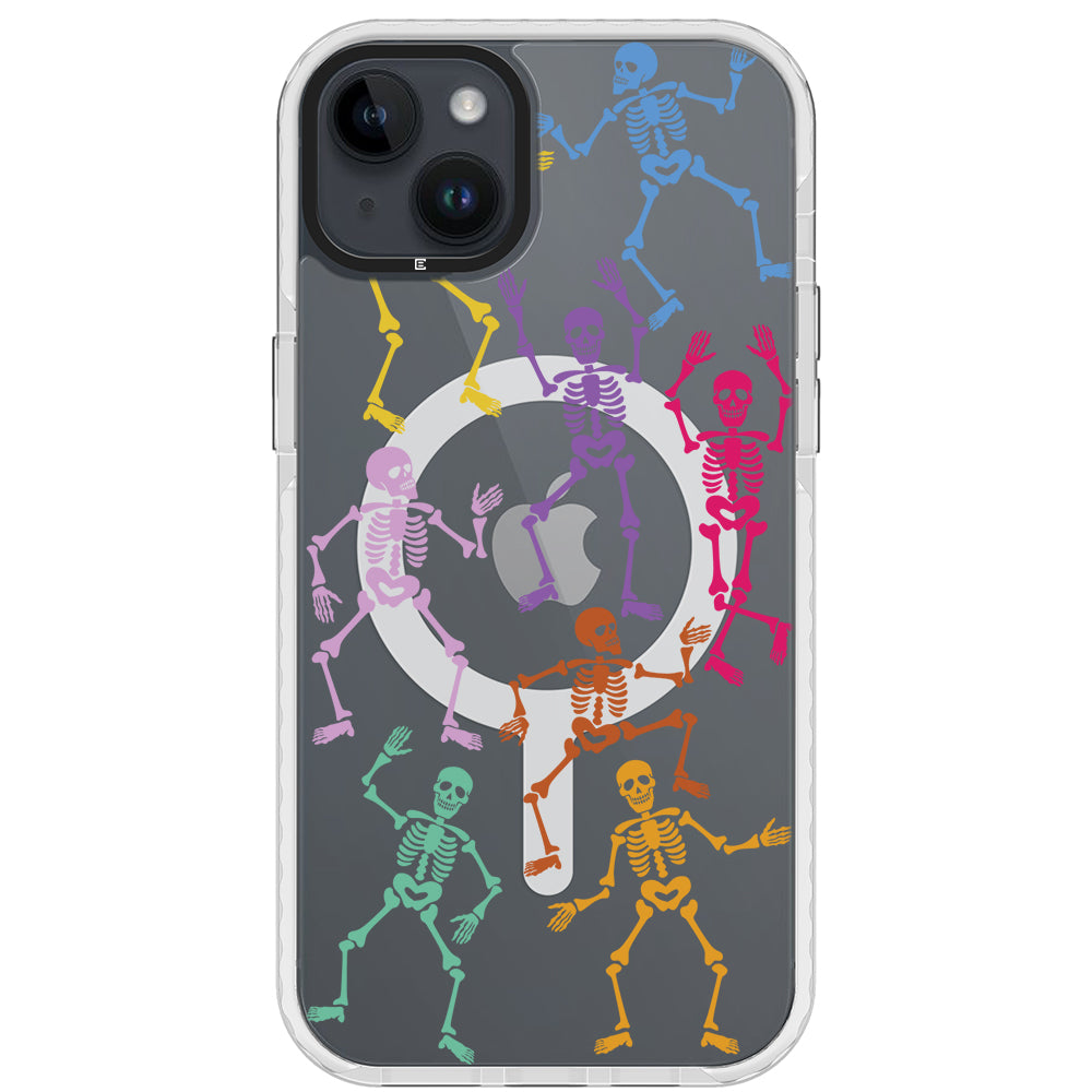 Dancing Skeleton Impact iPhone Case