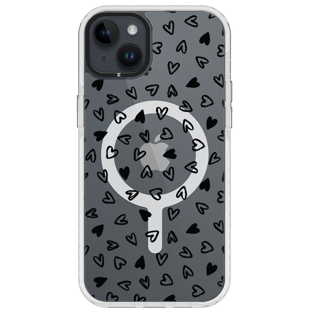 Little Hearts Impact iPhone Case