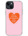 Stay Away Quote Impact iPhone Case